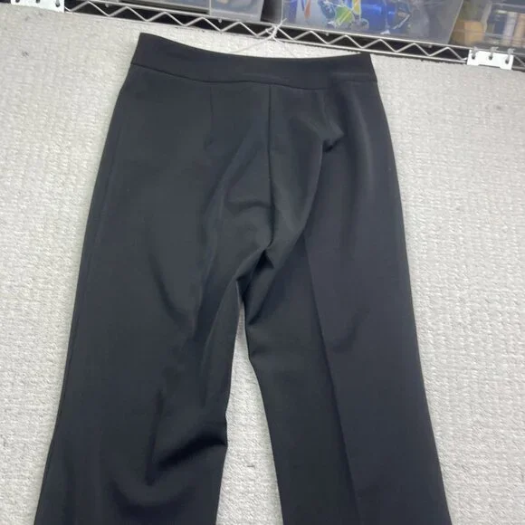 Joseph Ribkoff Wide Leg Trousers Black Pants Metal Stud Detailing Wom Size 6 - Picture 15 of 15